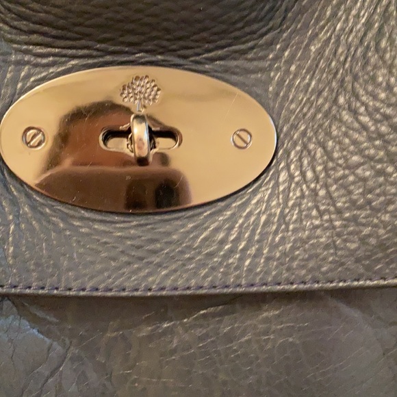 Mulberry Navy leather Antony bag - Picture 3 of 14